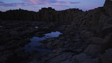 Where night falls all day long