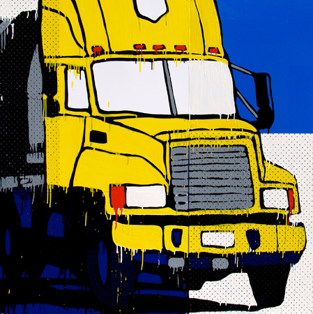 'Yellow UPS Truck'